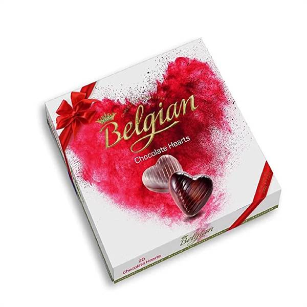 Belgian Chocolate Hearts Imported